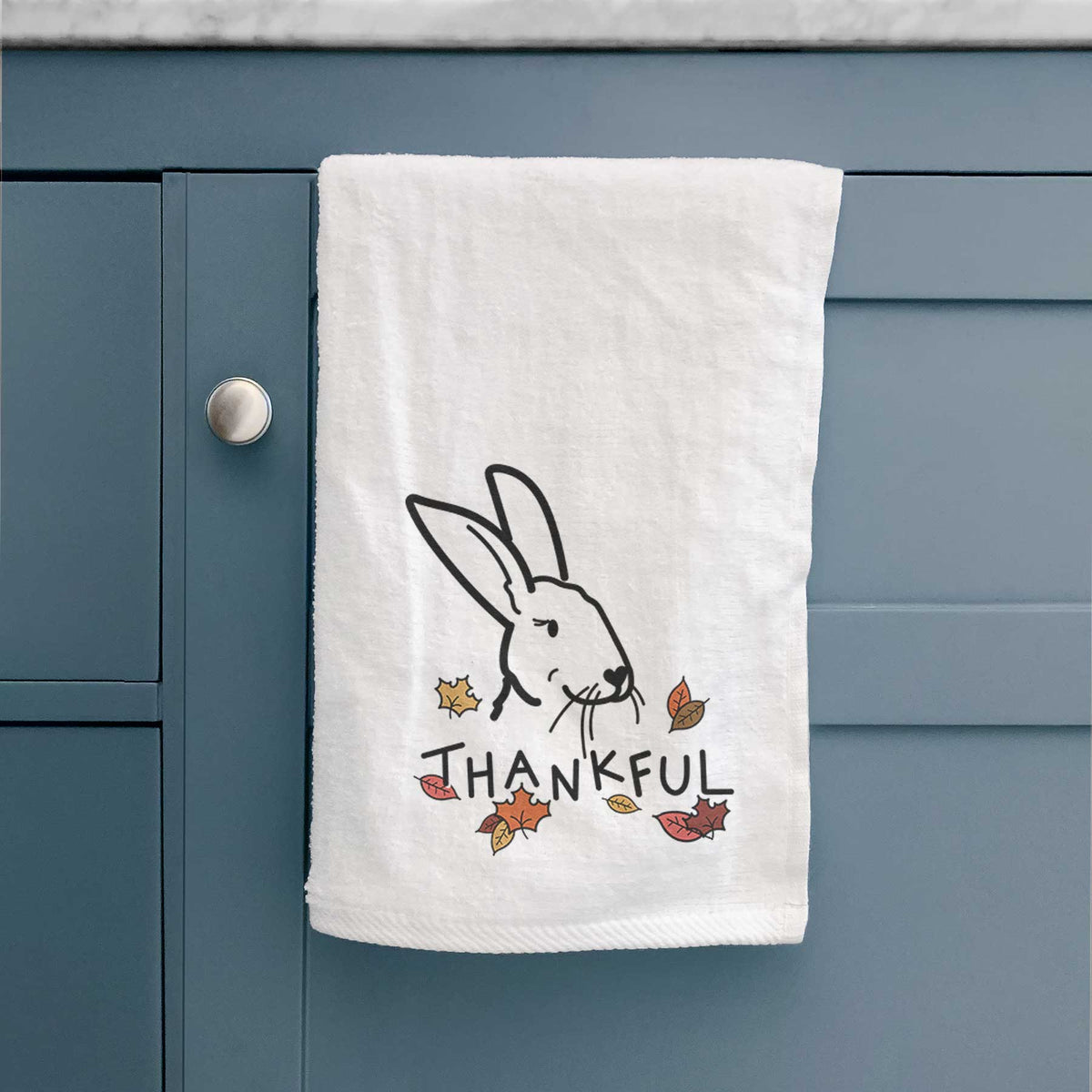 Thankful Rex Rabbit - Betsy - Decorative Hand Towel