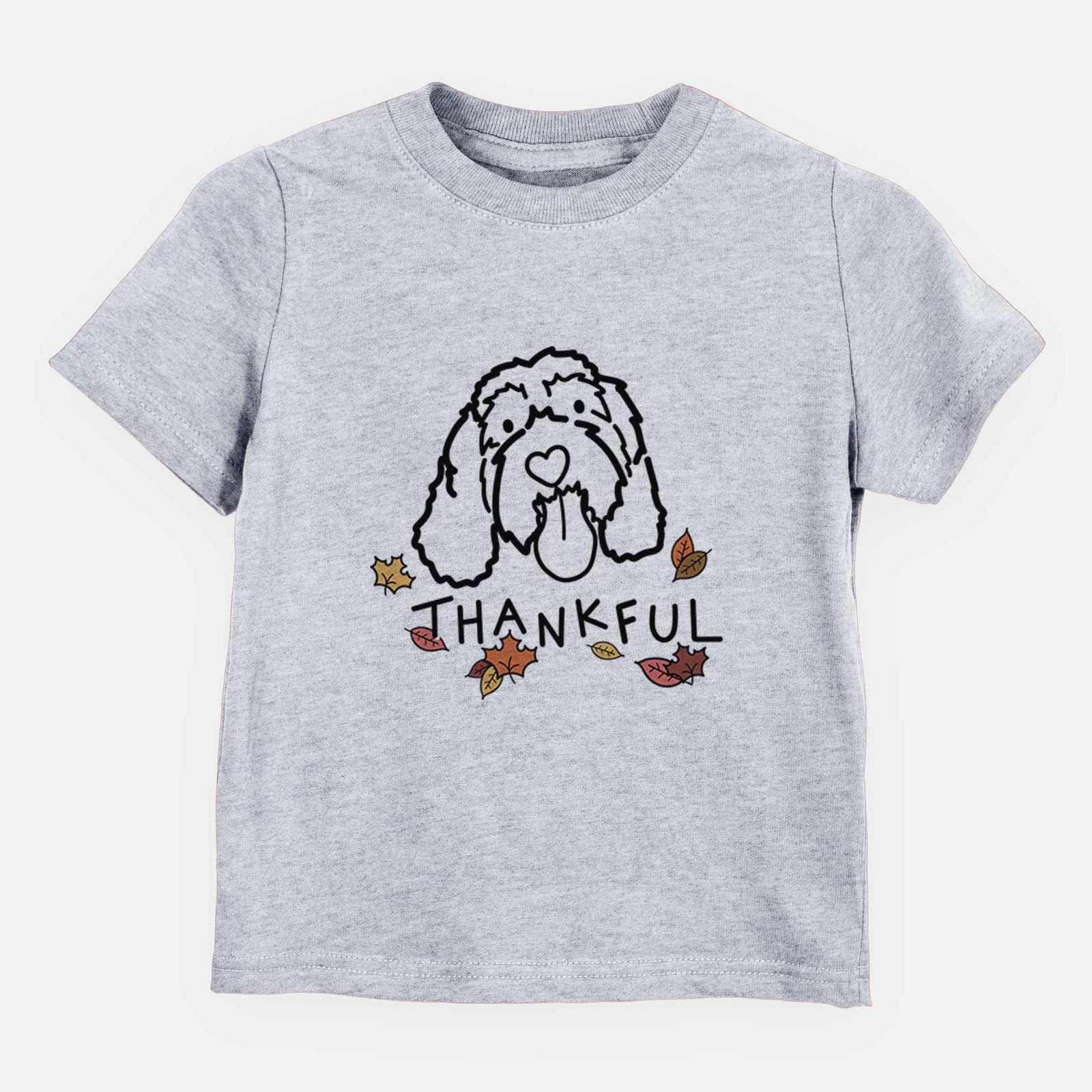 Thankful Portguese Water Dog - Bo - Kids/Youth/Toddler Shirt