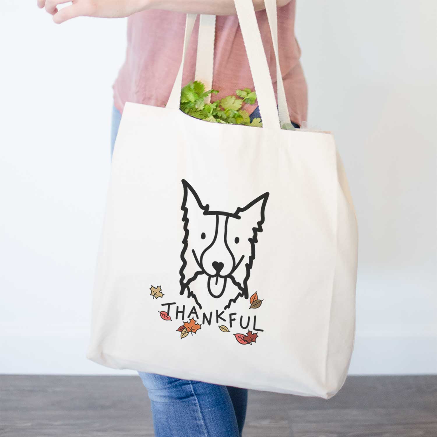 Thankful Border Collie - Tote Bag