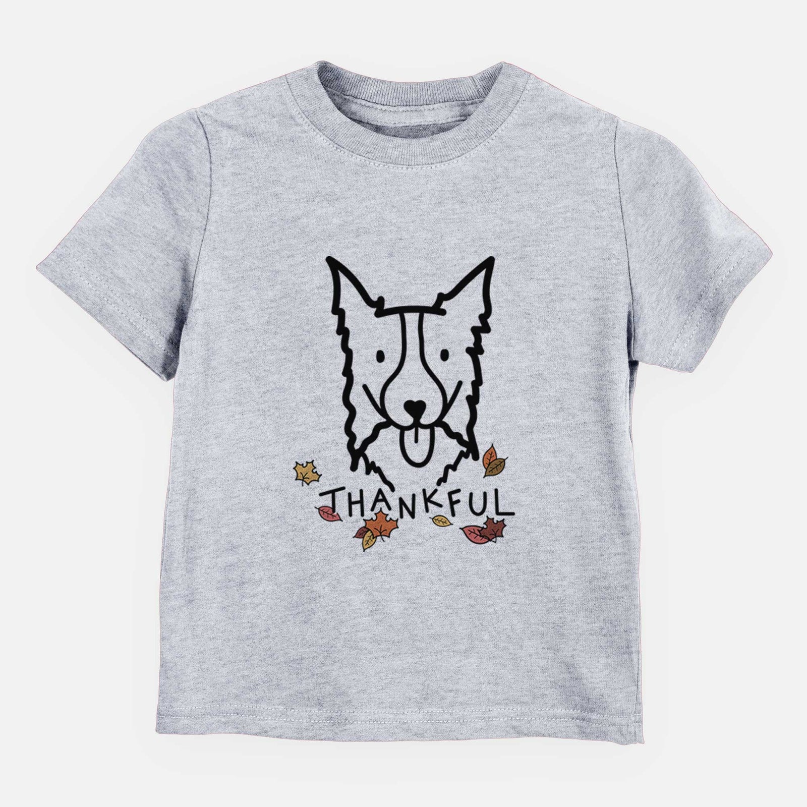 Thankful Border Collie - Kids/Youth/Toddler Shirt