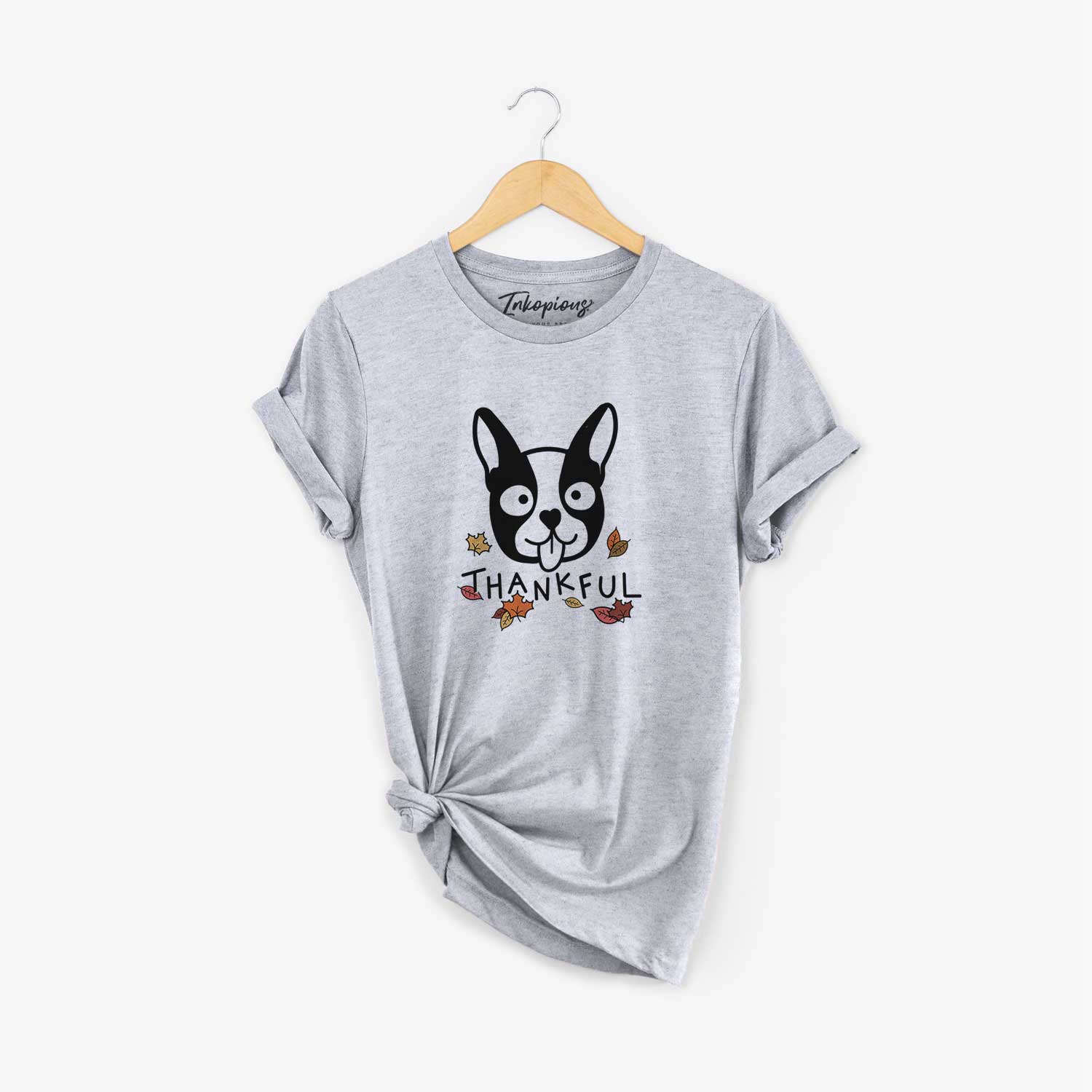 Thankful Boston Terrier - Unisex Crewneck