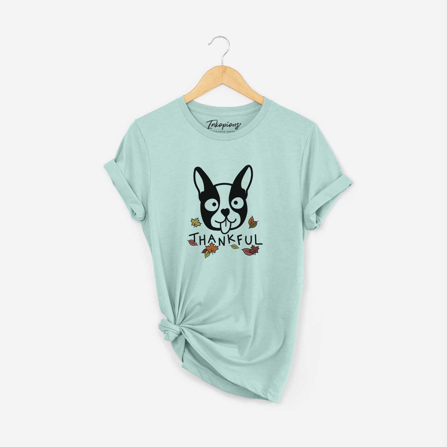 Thankful Boston Terrier - Unisex Crewneck