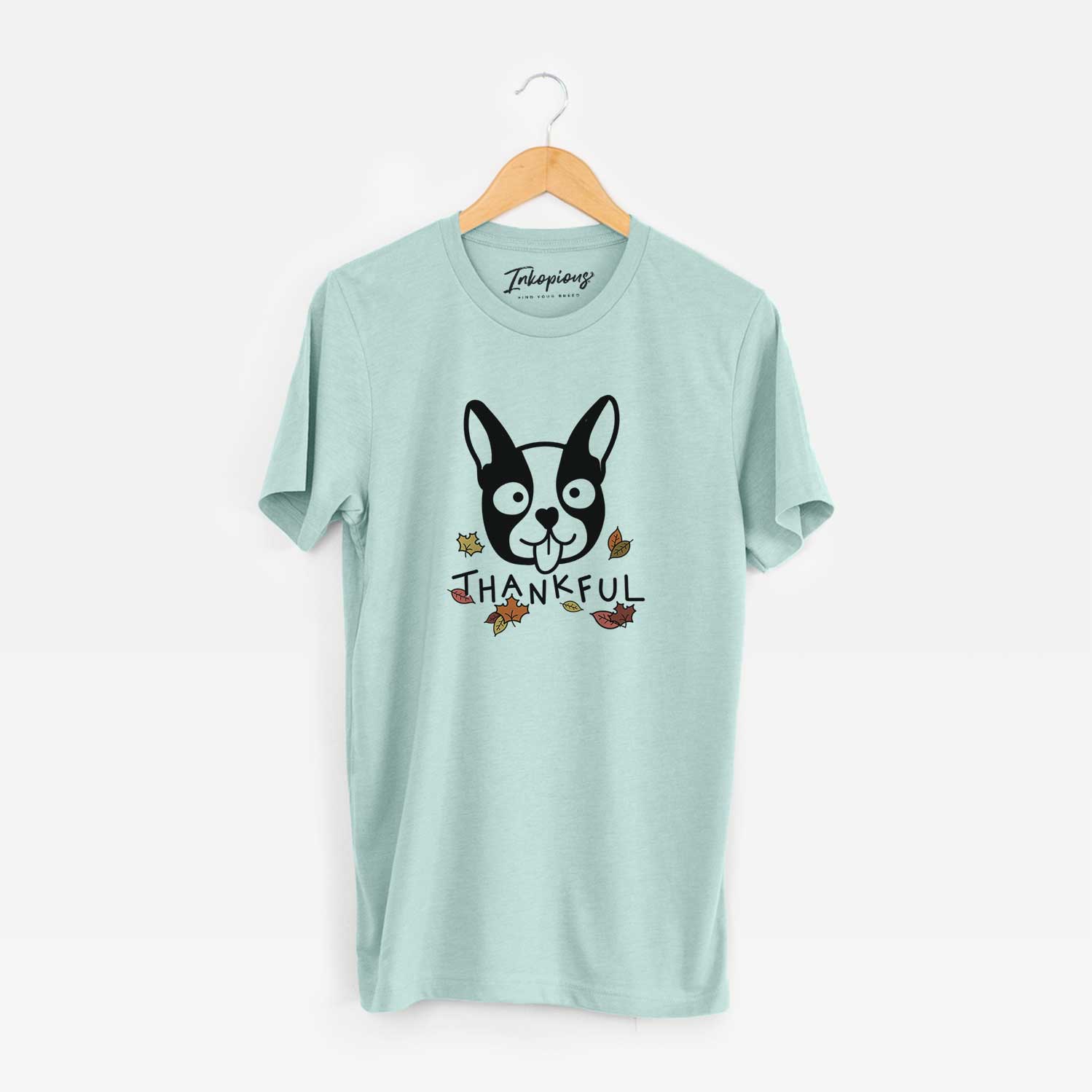 Thankful Boston Terrier - Unisex Crewneck