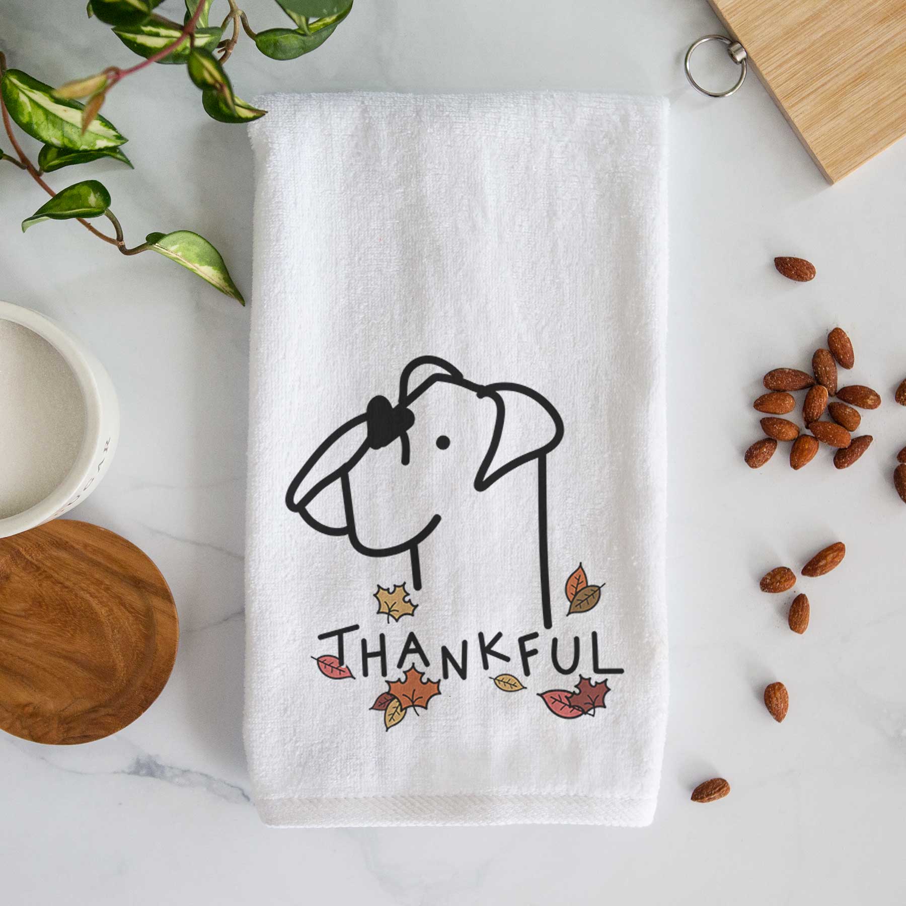 Thankful Boxer - Decorative Hand Towel