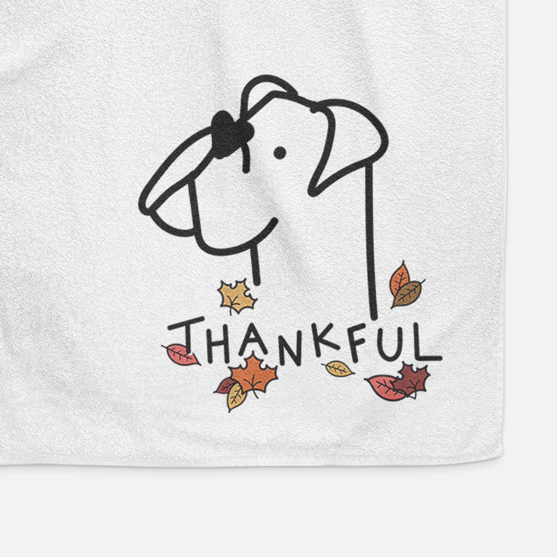 Thankful Boxer - Decorative Hand Towel