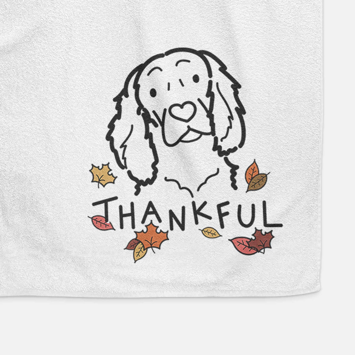 Thankful Boykin Spaniel - Decorative Hand Towel