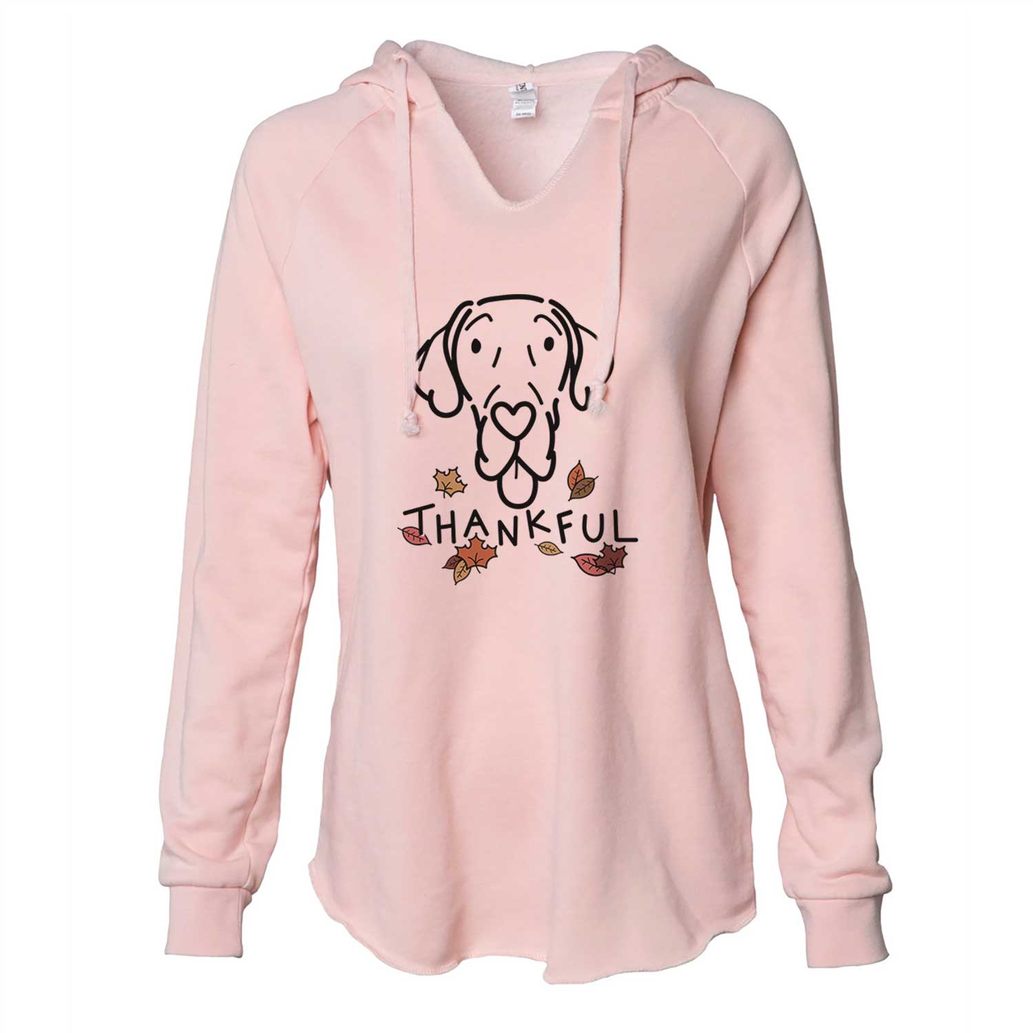 Thankful Great Dane - Bruce - Cali Wave Hooded Sweatshirt