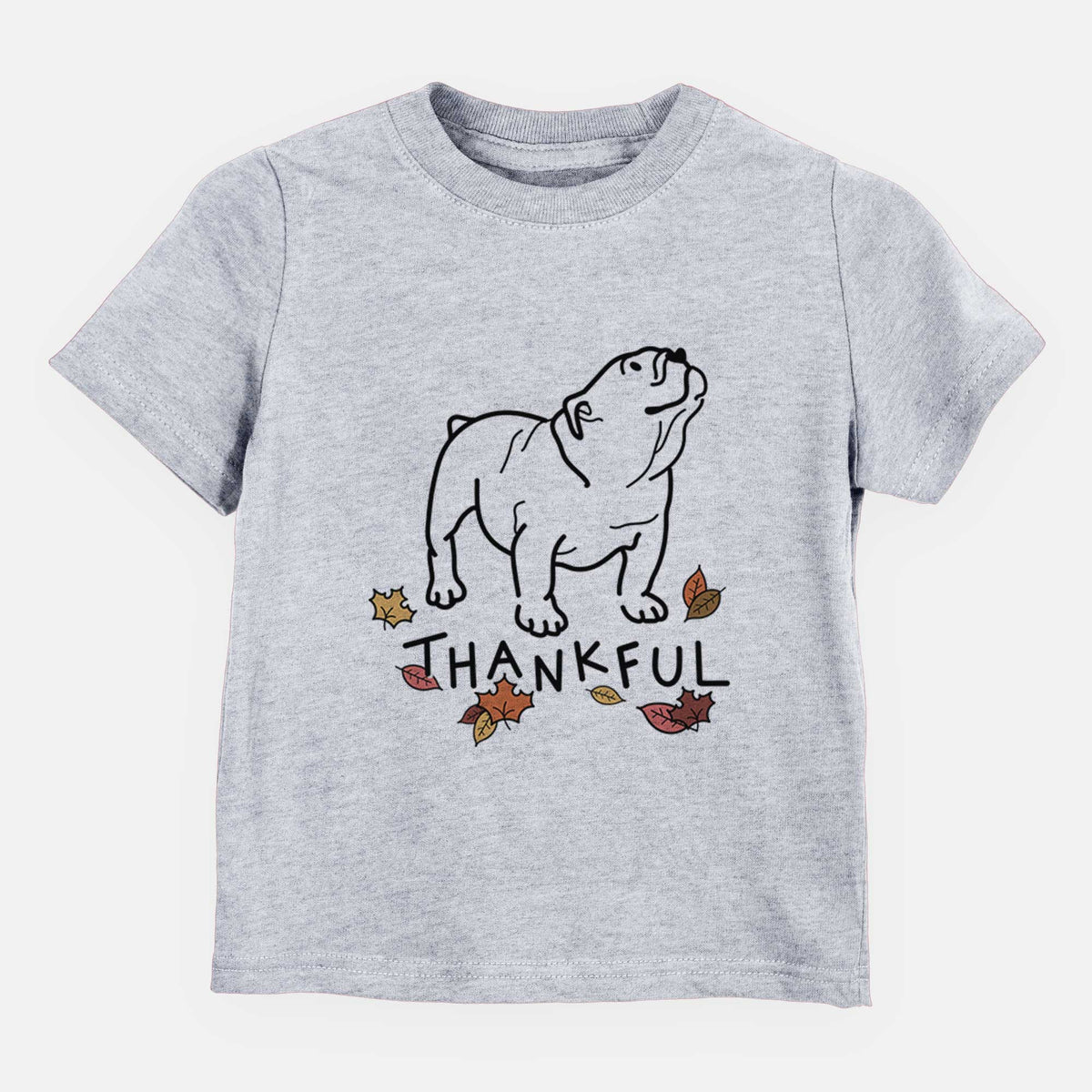 Thankful English Bulldog - Bruno - Kids/Youth/Toddler Shirt