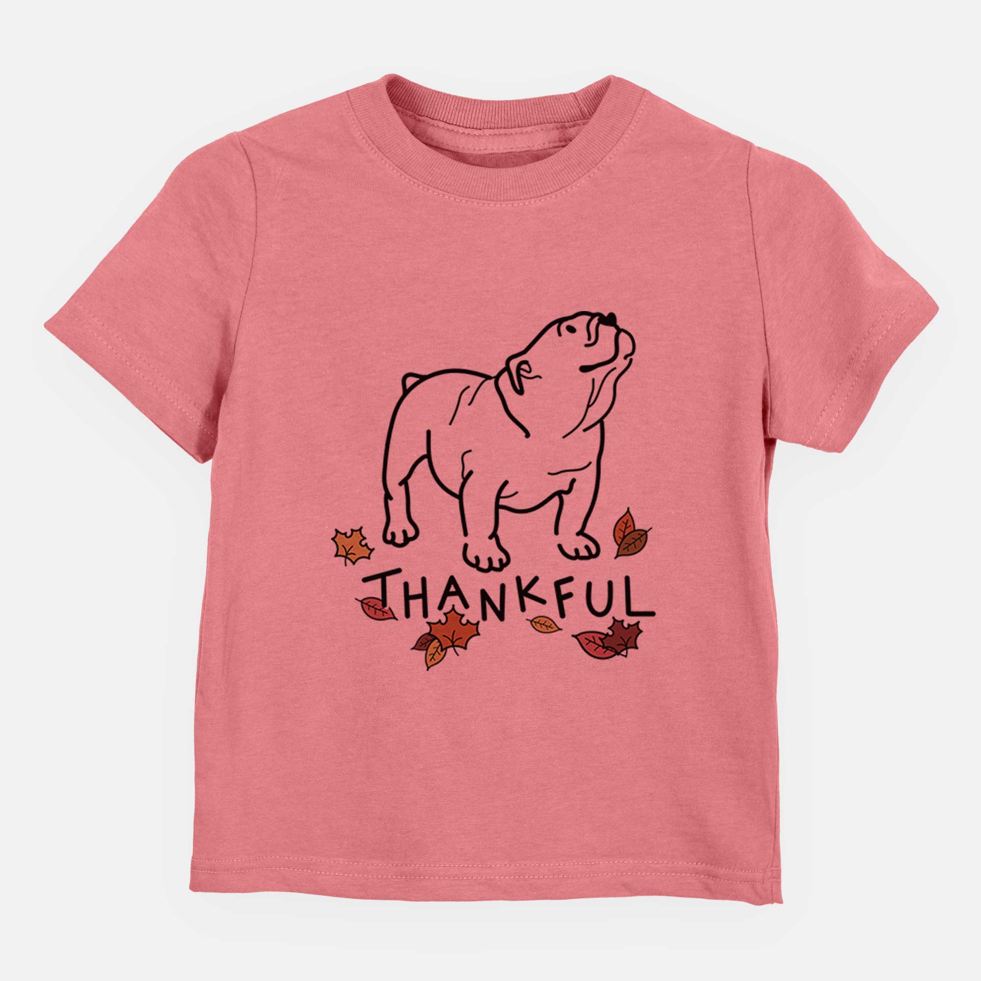 Thankful English Bulldog - Bruno - Kids/Youth/Toddler Shirt