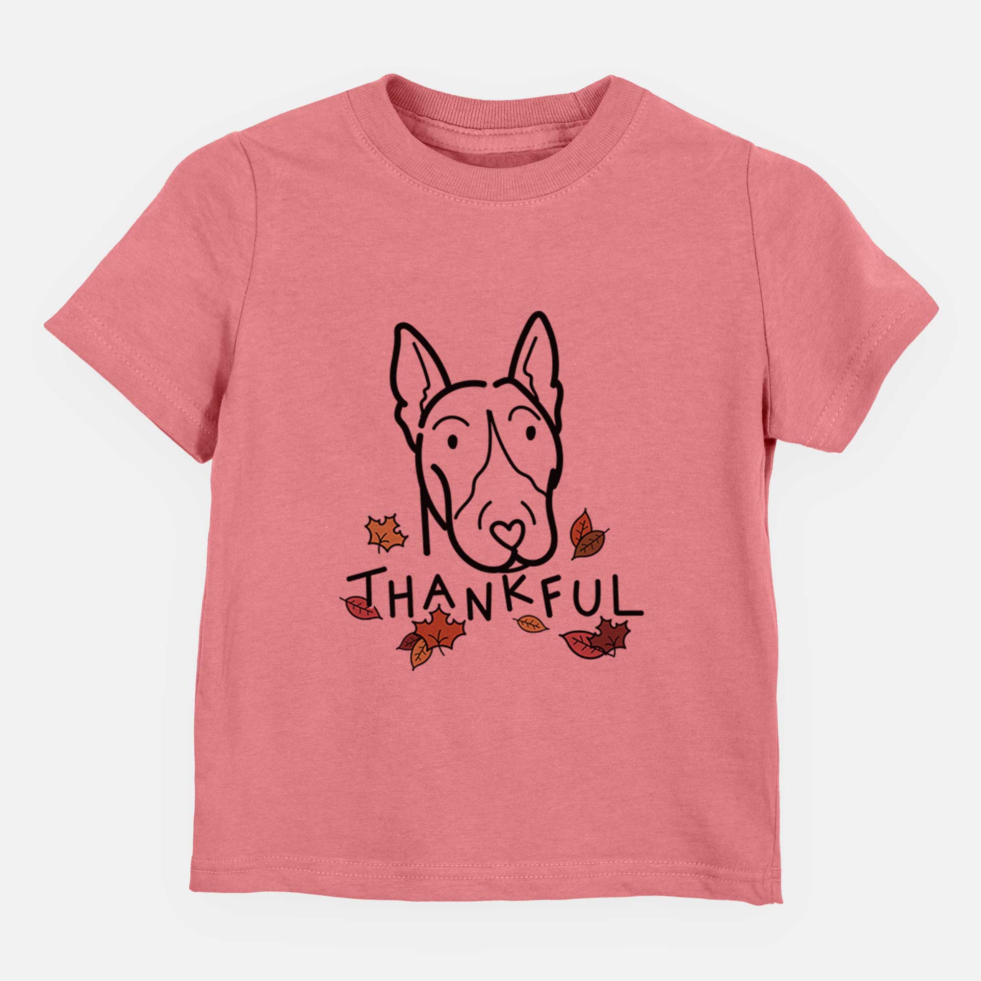 Thankful Bull Terrier - Kids/Youth/Toddler Shirt