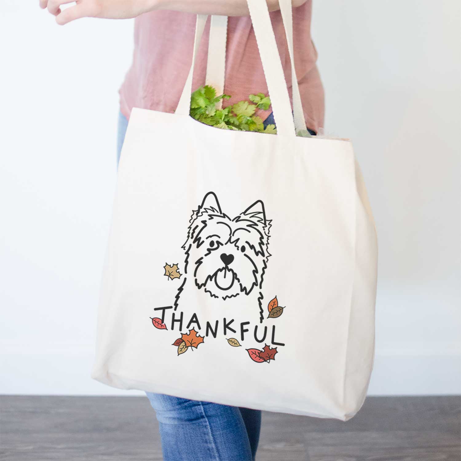 Thankful Cairn Terrier - Tote Bag