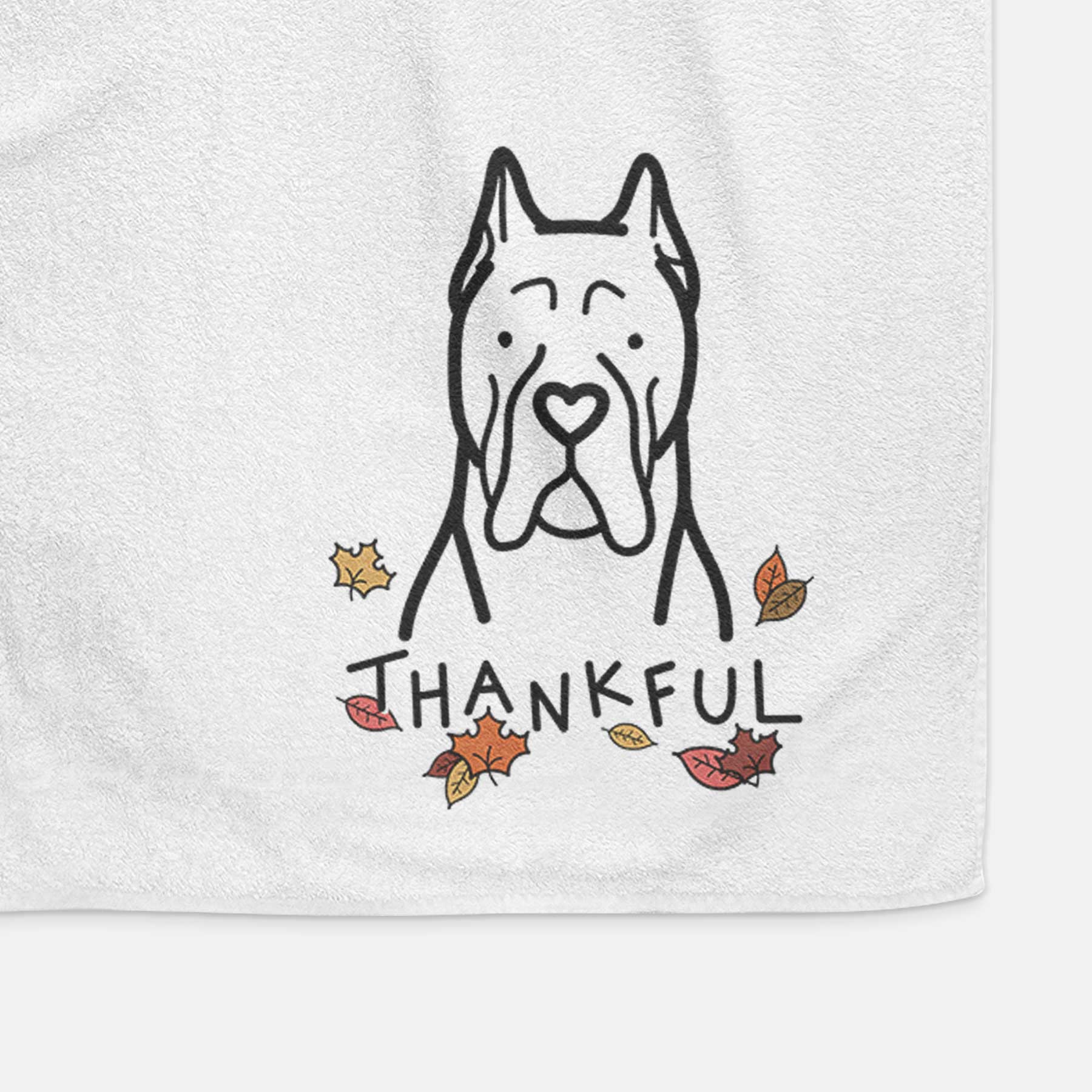 Thankful CaneCorso - Decorative Hand Towel