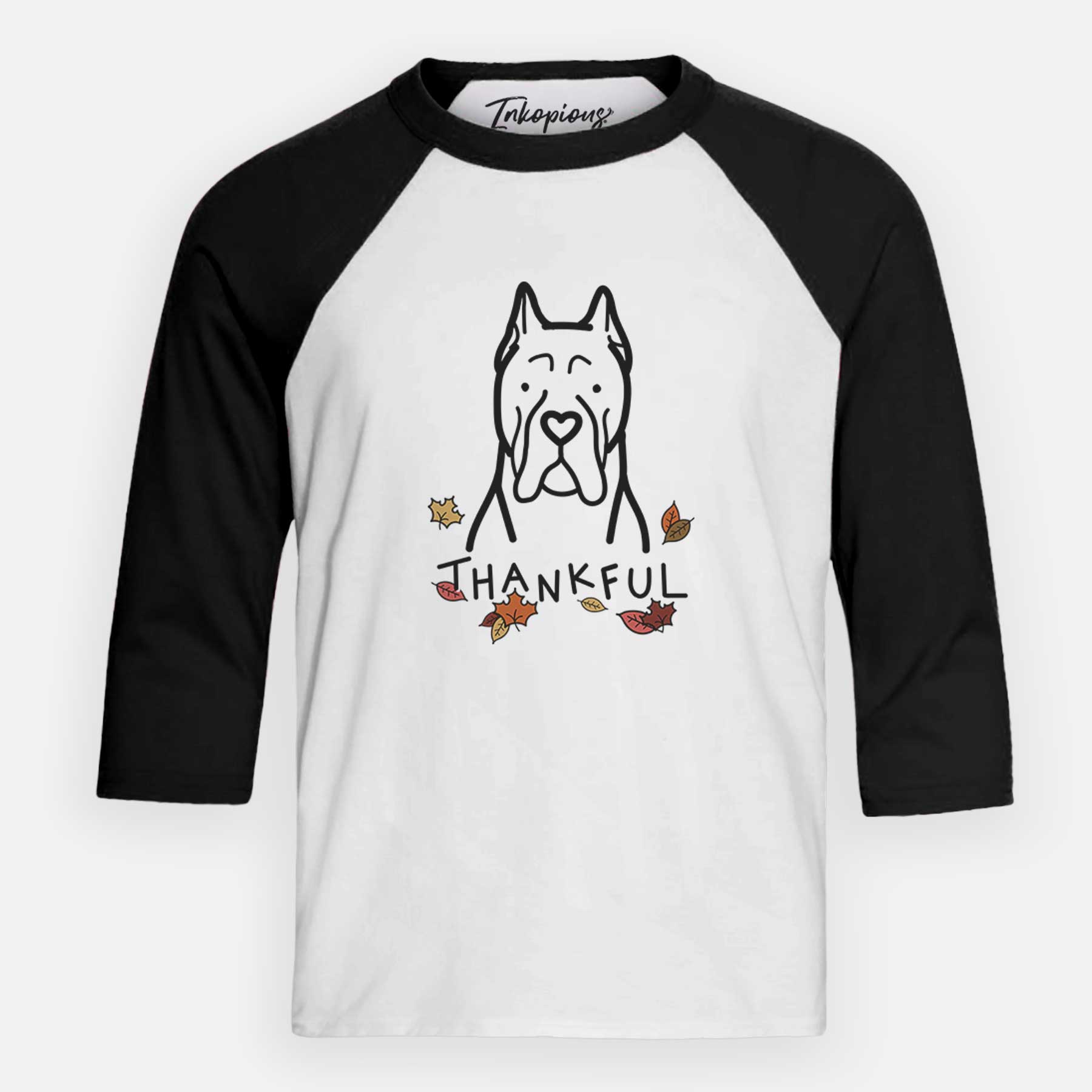 Thankful CaneCorso - Youth 3/4 Long Sleeve