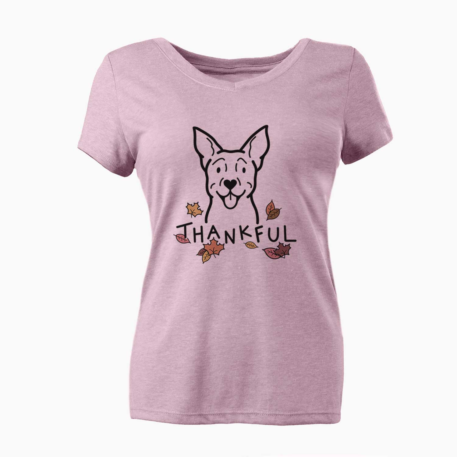 Thankful Carolina Dog - Women's V-neck Shirt