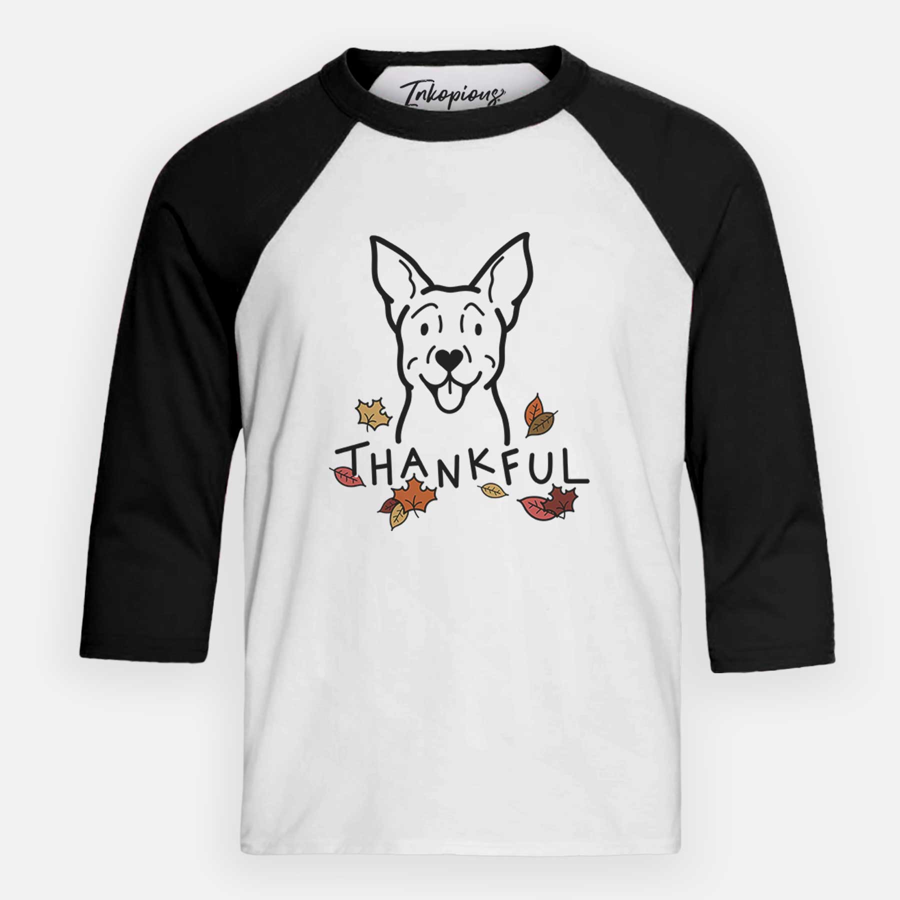 Thankful Carolina Dog - Youth 3/4 Long Sleeve