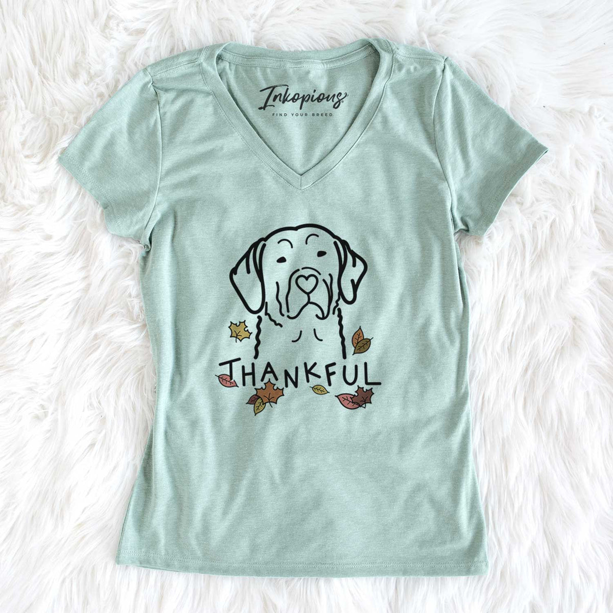 Thankful Chesapeake Bay Retriever - Women&#39;s V-neck Shirt