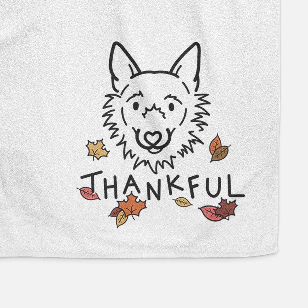 Thankful Super Mutt - Chewy - Decorative Hand Towel