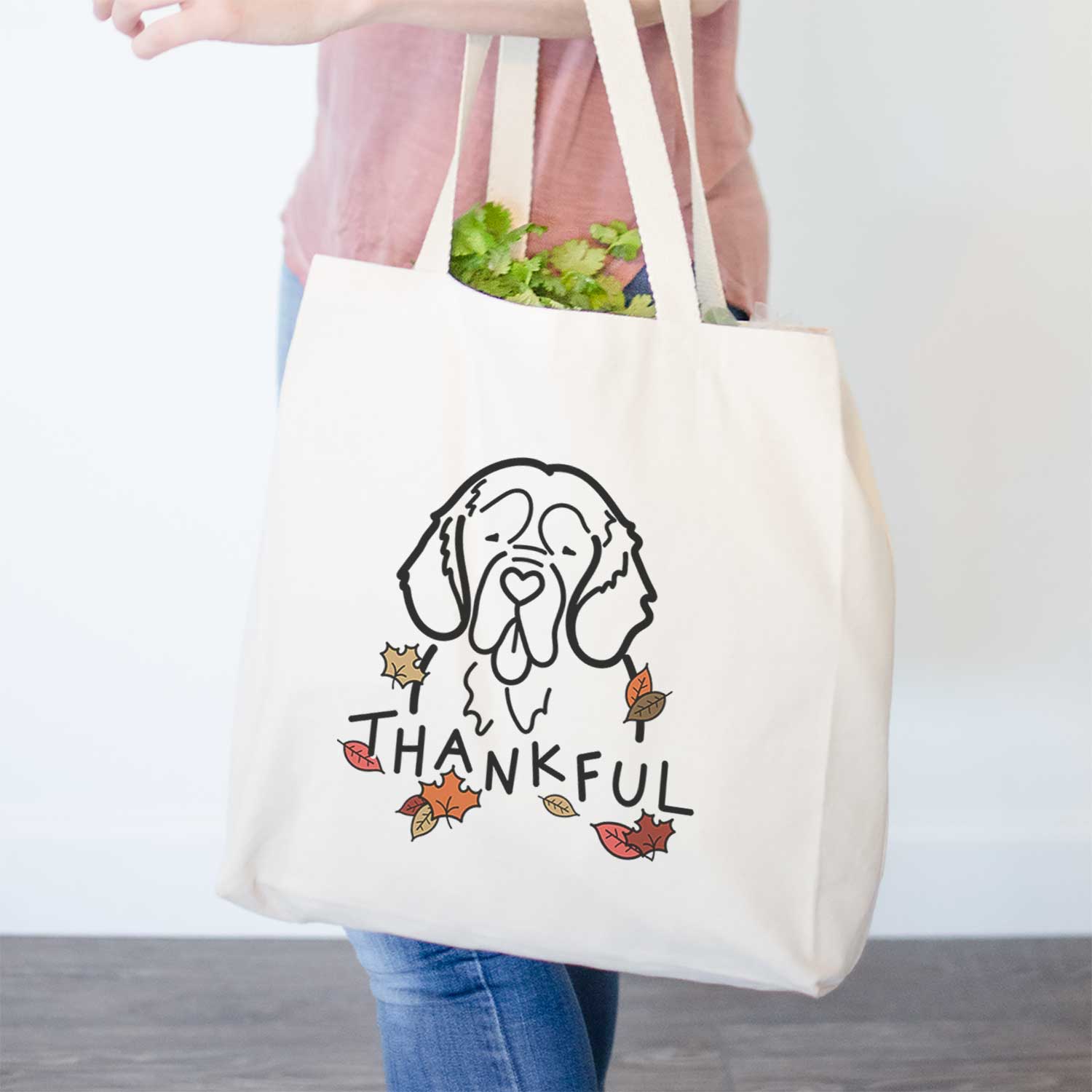 Thankful Clumber Spaniel - Tote Bag