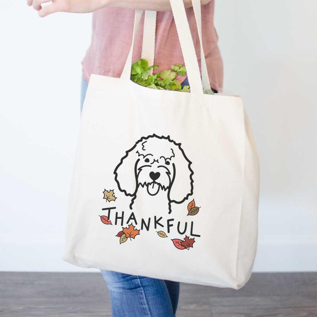 Thankful Cockapoo - Tote Bag