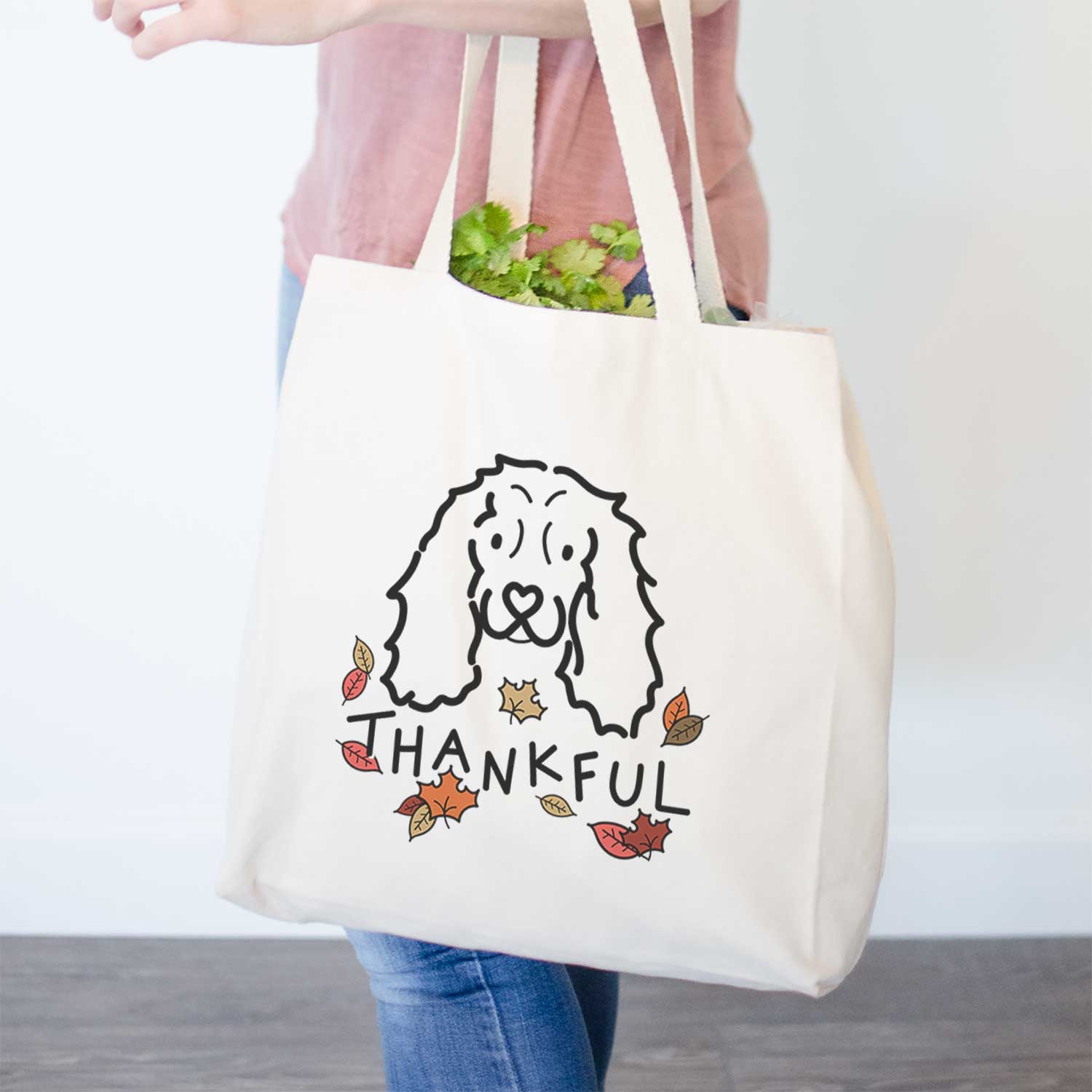 Thankful American Cocker Spaniel - Tote Bag