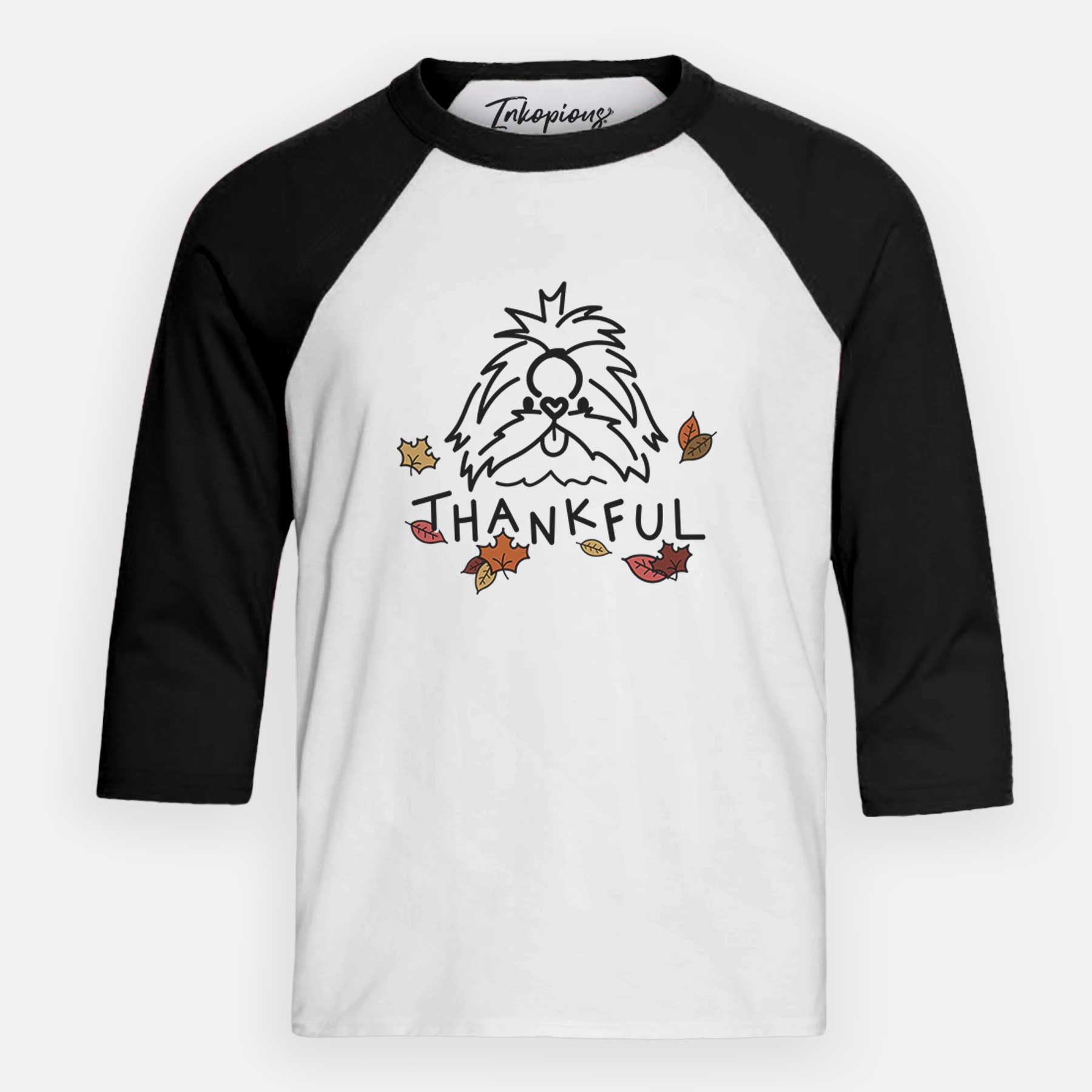 Thankful Shih Tzu - CoCo - Youth 3/4 Long Sleeve