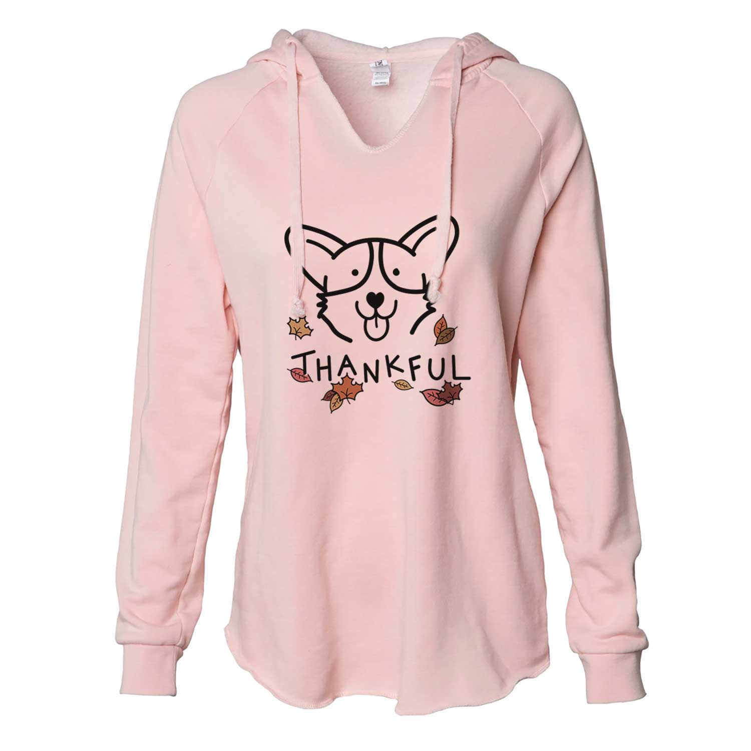 Thankful Corgi - Cali Wave Hooded Sweatshirt