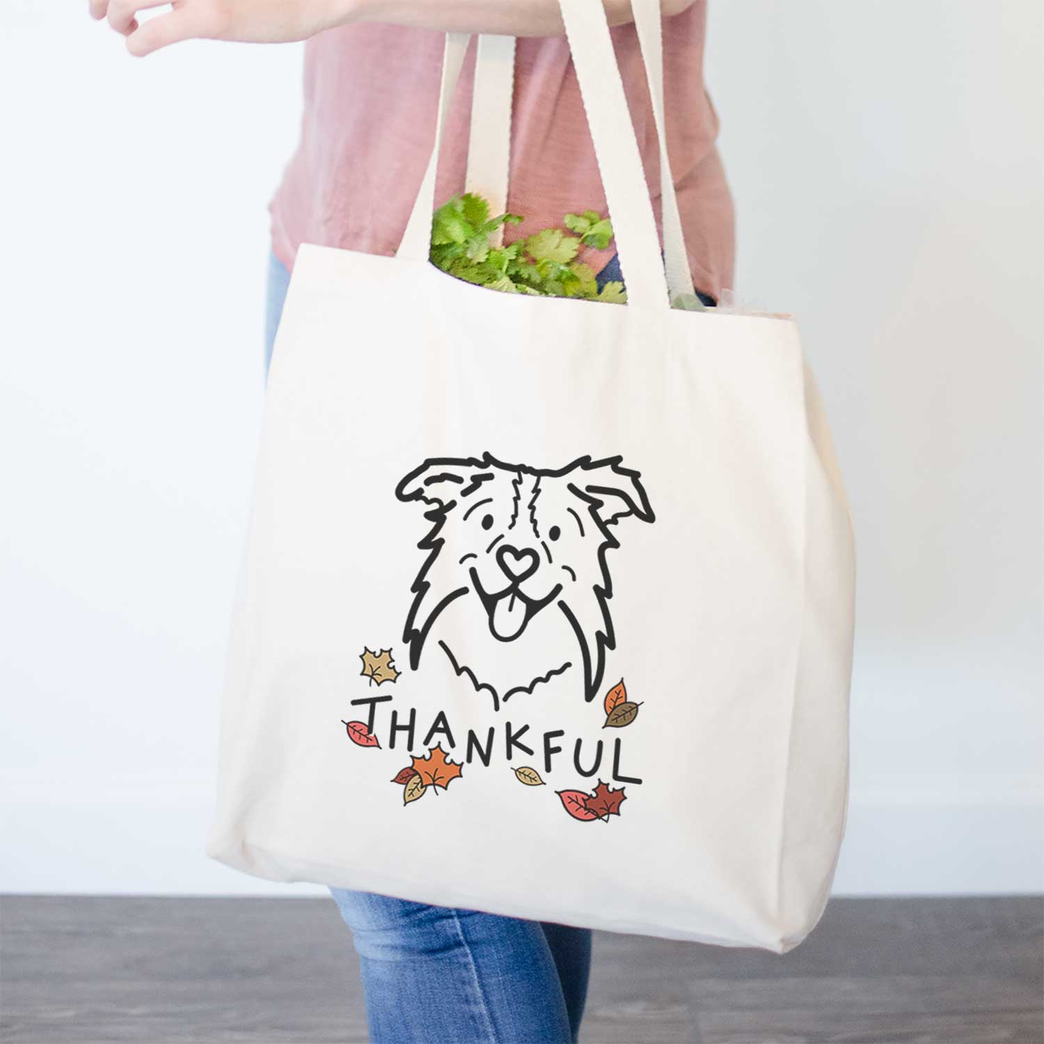 Thankful Border Collie - Cricket - Tote Bag