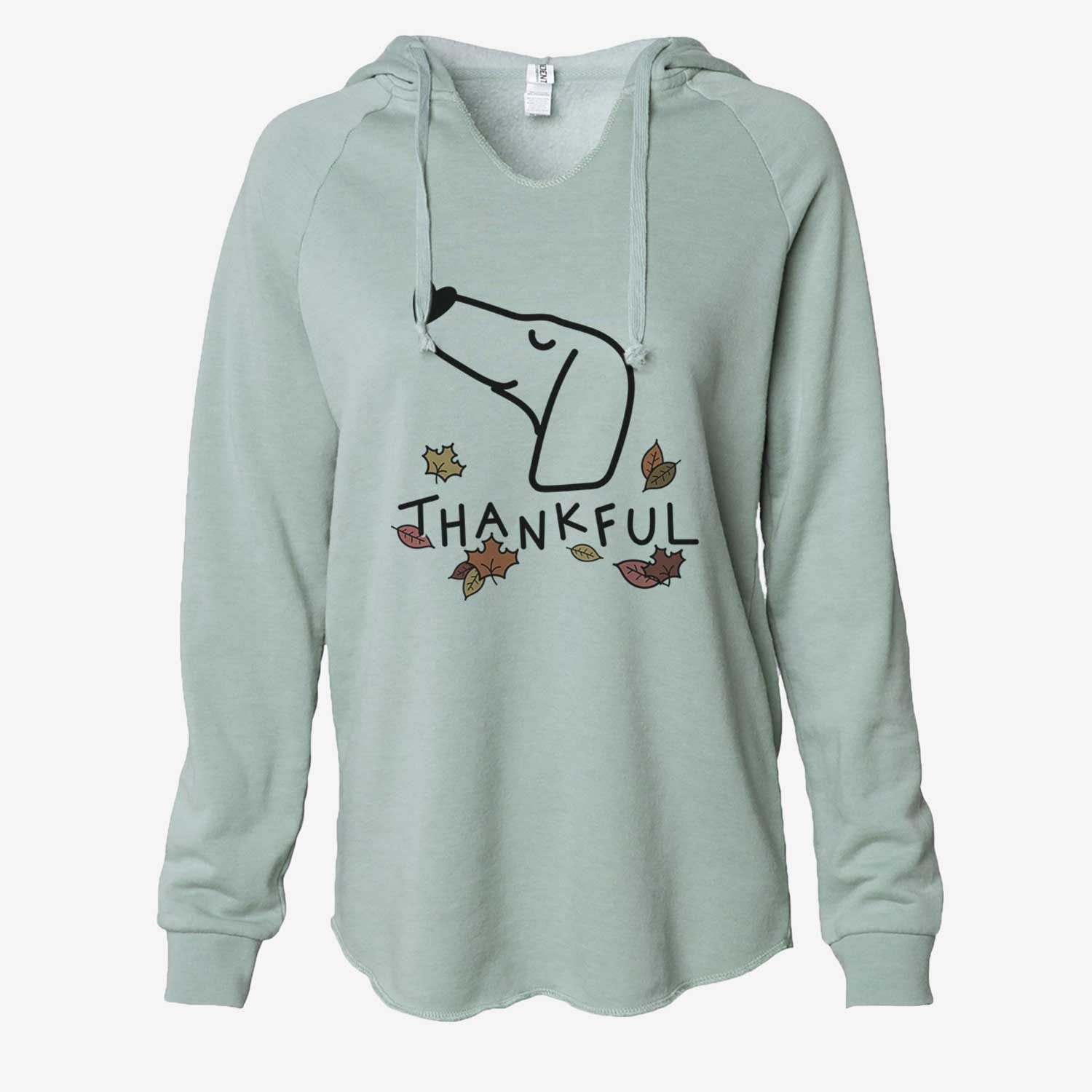 Thankful Dachshund - Cali Wave Hooded Sweatshirt