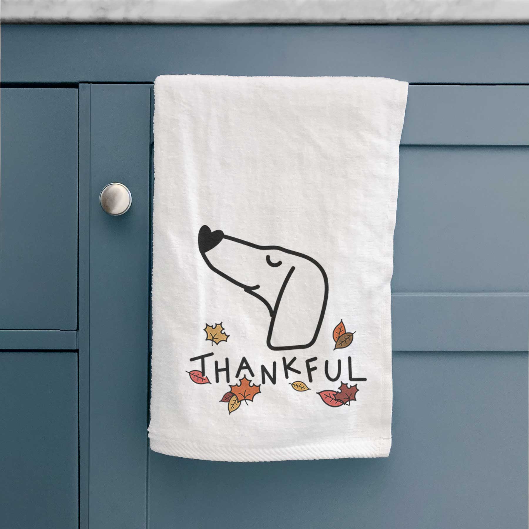 Thankful Dachshund - Decorative Hand Towel