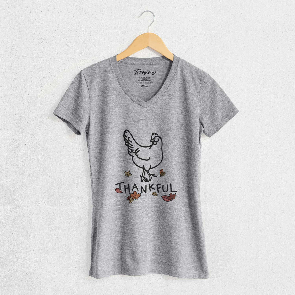 Thankful Chicken - Daisy - Women's V-neck Shirt