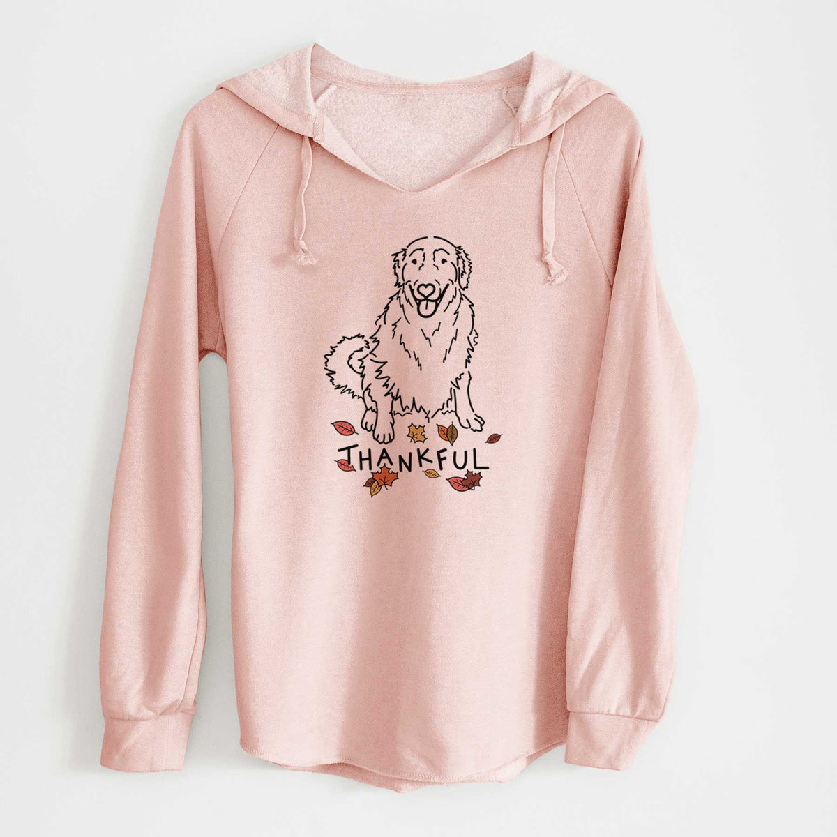 Thankful Golden Retriever - Daisy - Cali Wave Hooded Sweatshirt