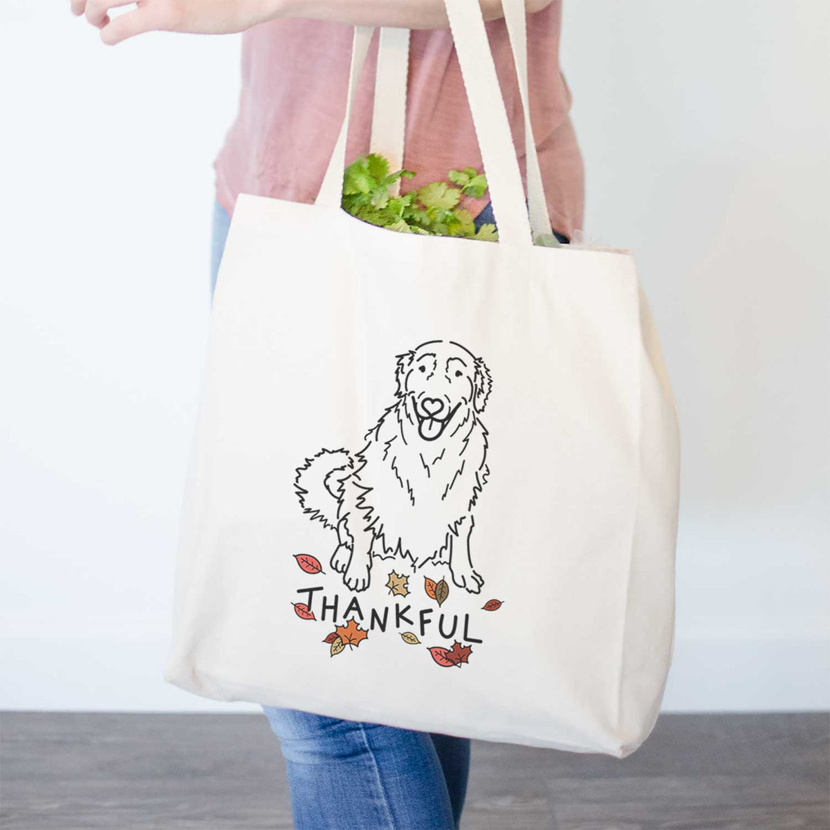 Thankful Golden Retriever - Daisy - Tote Bag