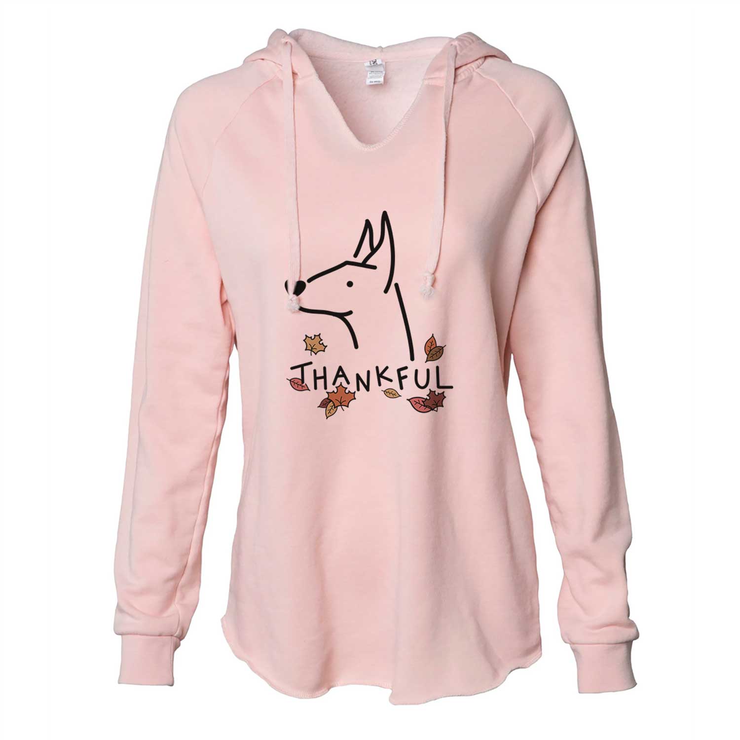 Thankful Doberman Pinscher - Cali Wave Hooded Sweatshirt