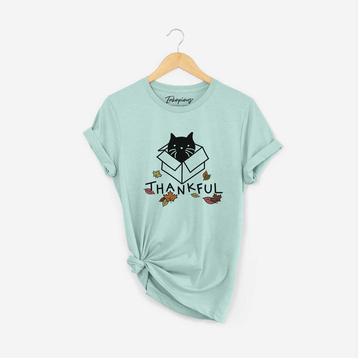 Thankful Black Cat in a Box - Doc - Unisex Crewneck