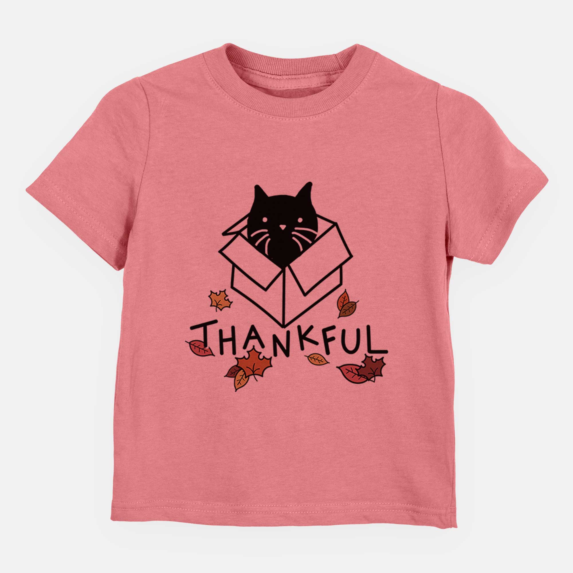 Thankful Black Cat in a Box - Doc - Kids/Youth/Toddler Shirt