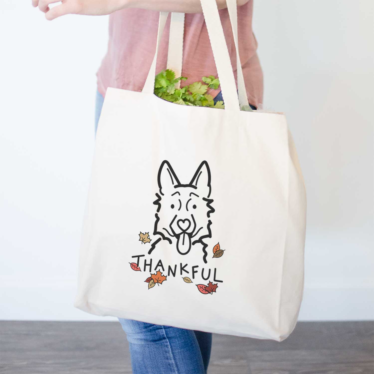 Thankful German Shepherd - Tote Bag