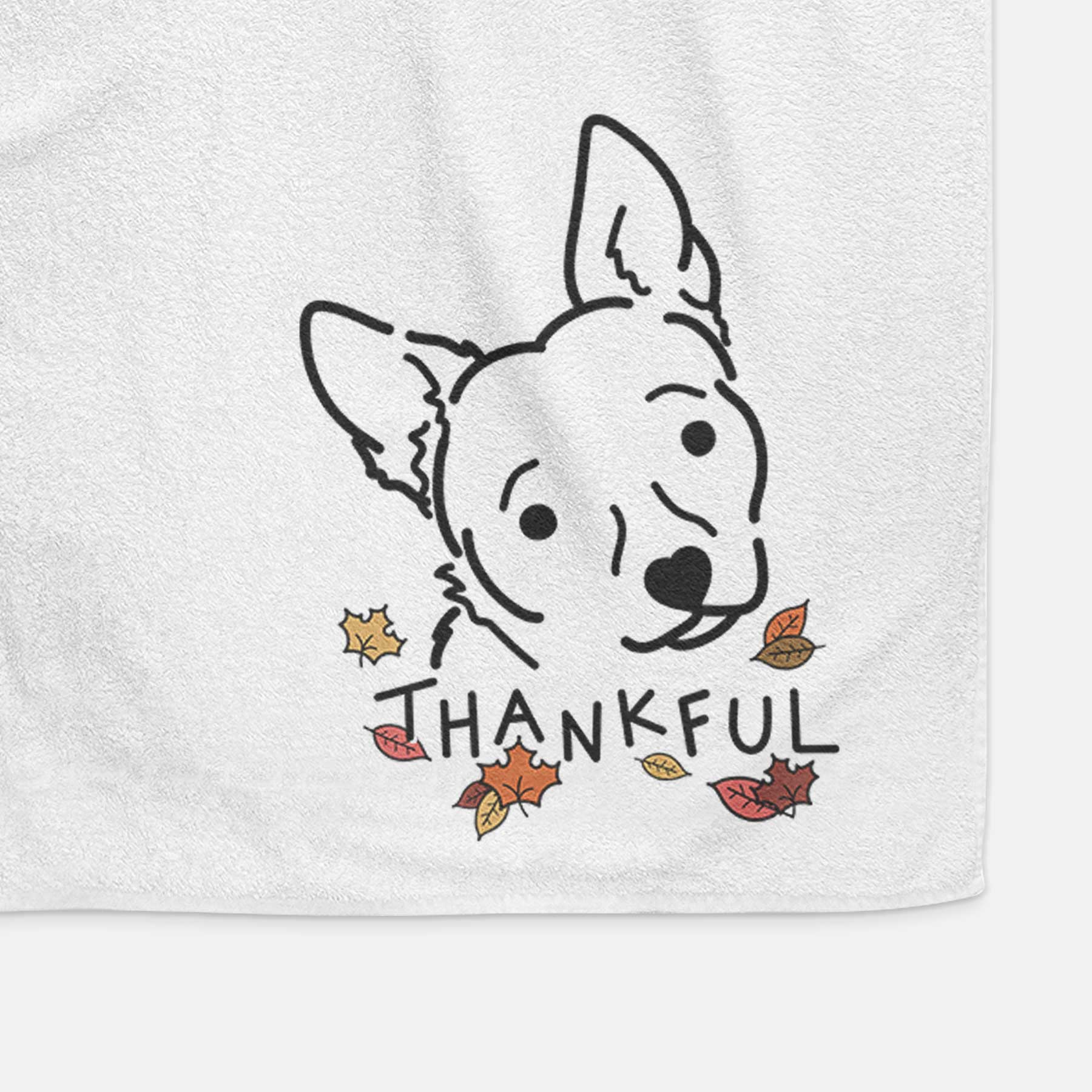 Thankful Chihuahua Mix - GiGi - Decorative Hand Towel