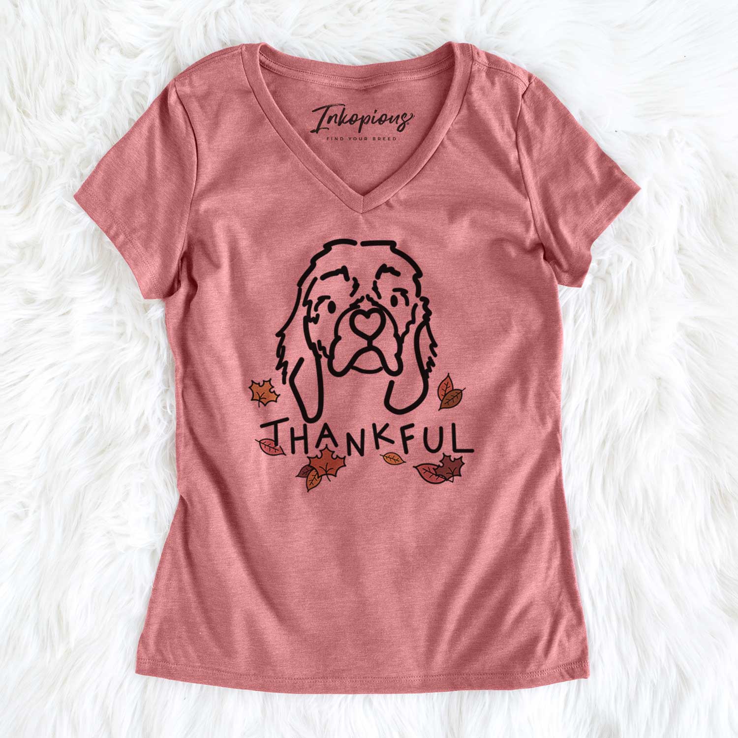 Thankful Cocker Spaniel - GiGi - Women's V-neck Shirt