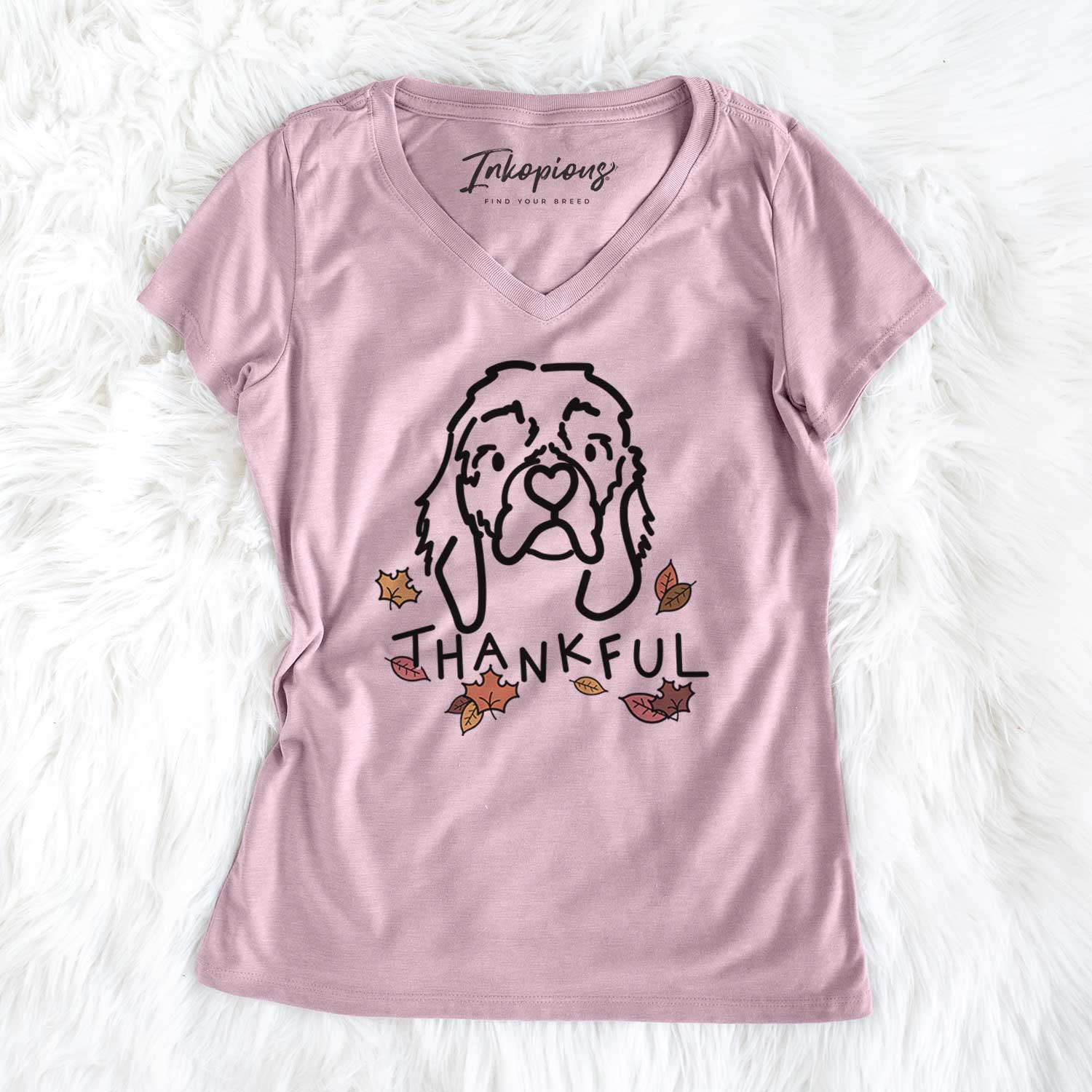 Thankful Cocker Spaniel - GiGi - Women's V-neck Shirt