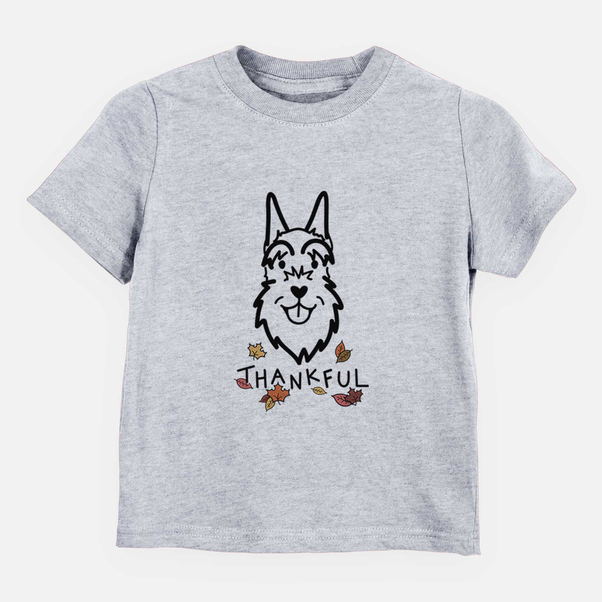 Thankful Schnauzer Cropped Ears - Kids/Youth/Toddler Shirt