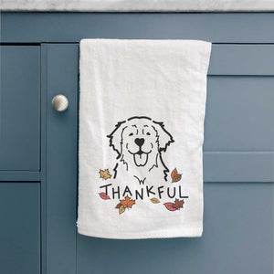 Thankful Golden Retriever - Hand Towel