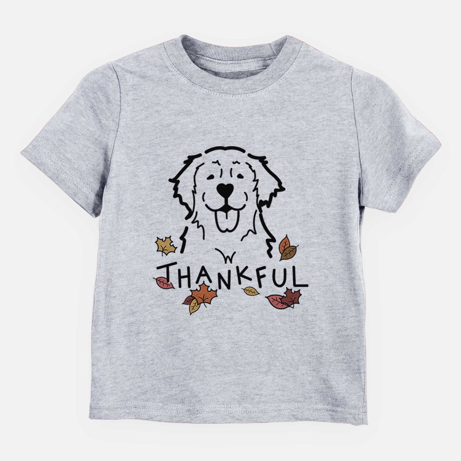 Thankful Golden Retriever - Kids/Youth/Toddler Shirt