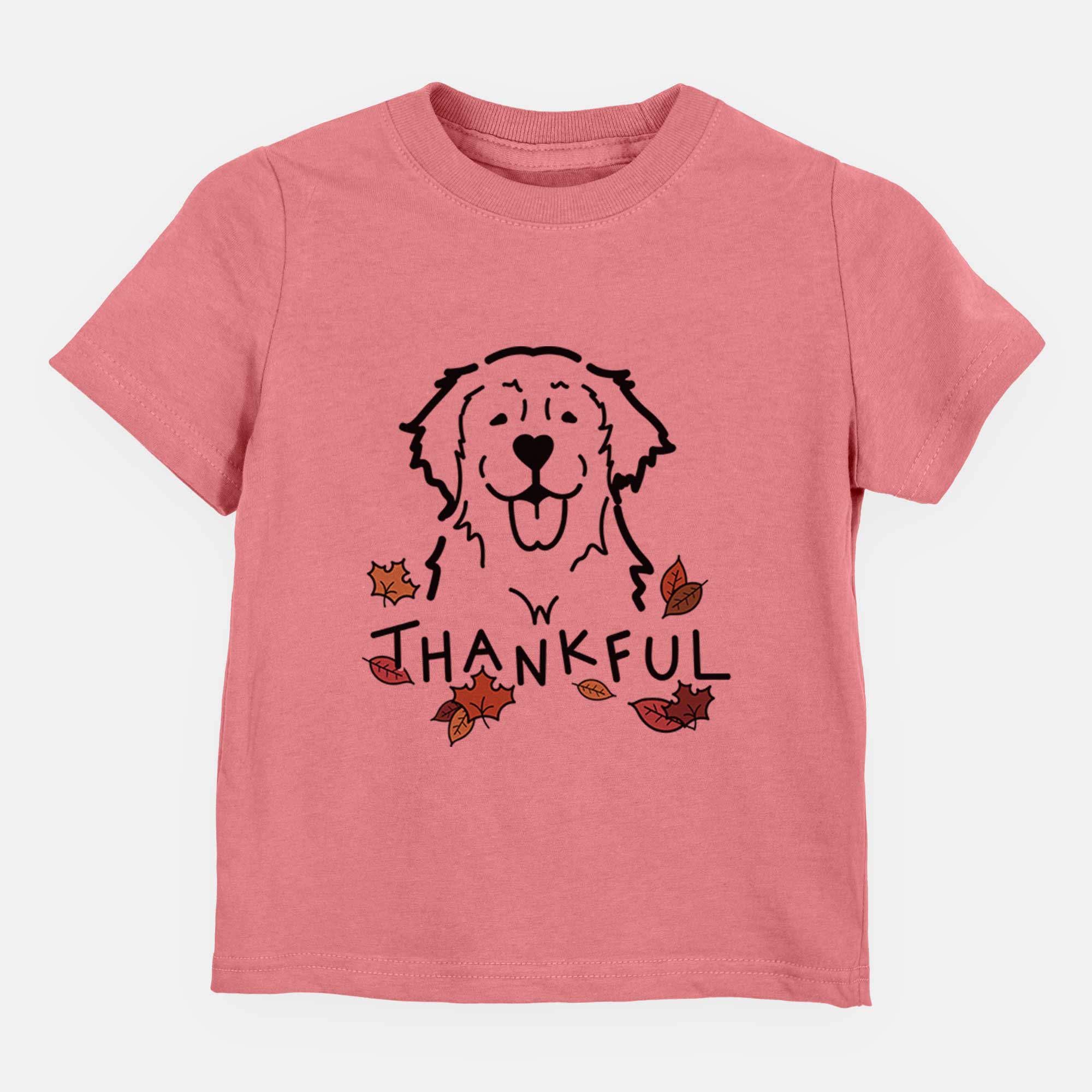 Thankful Golden Retriever - Kids/Youth/Toddler Shirt