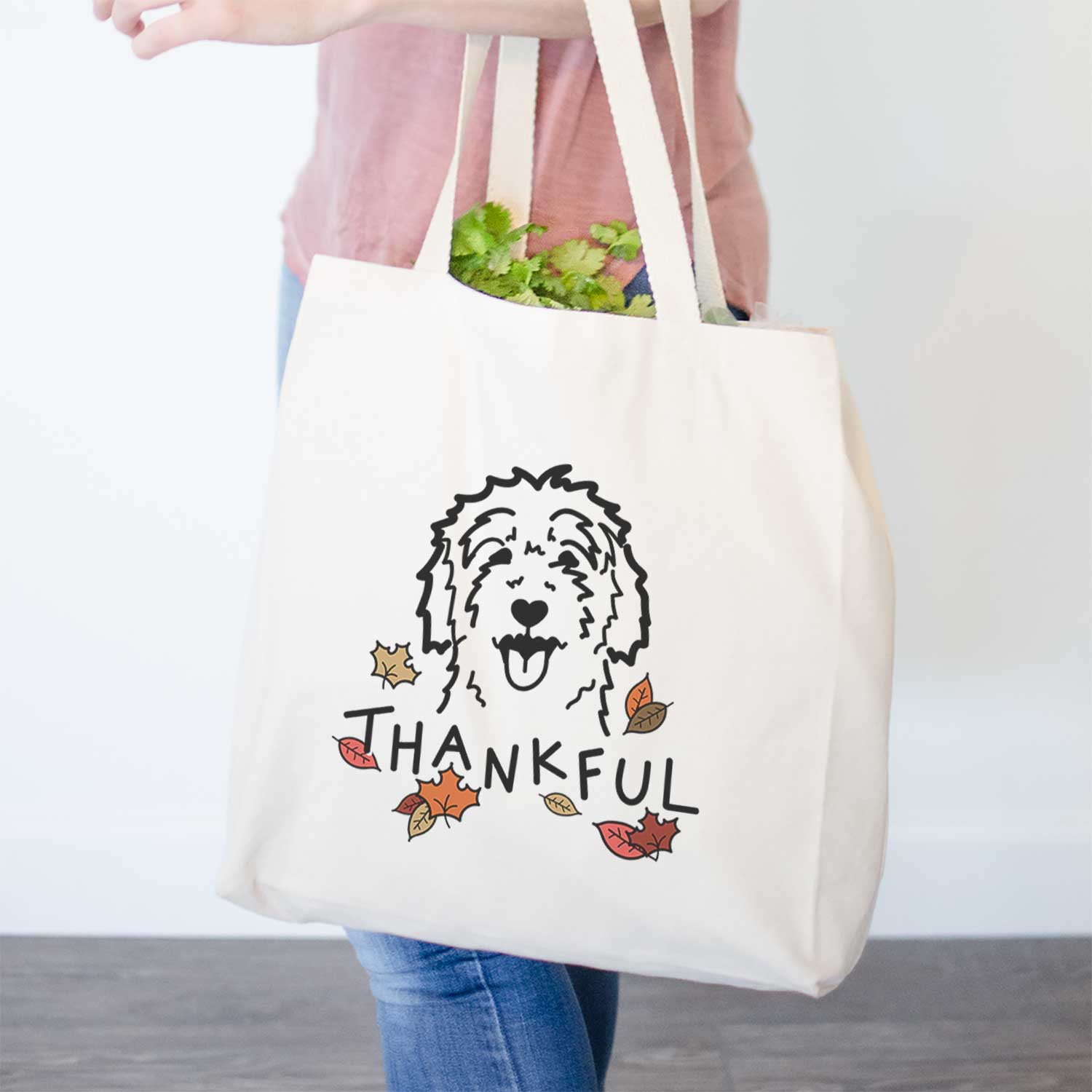 Thankful Goldendoodle - Tote Bag