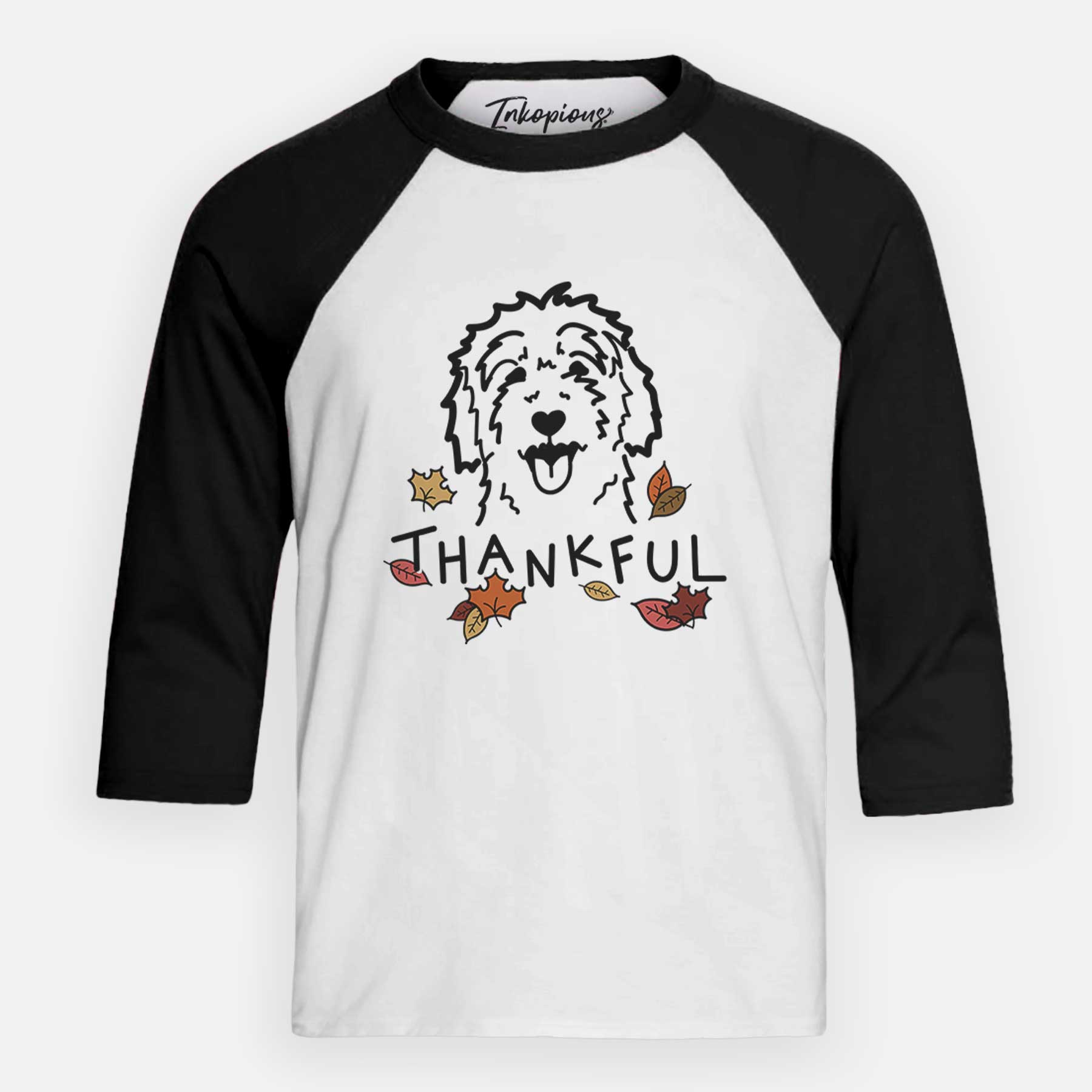 Thankful Goldendoodle - Youth 3/4 Long Sleeve