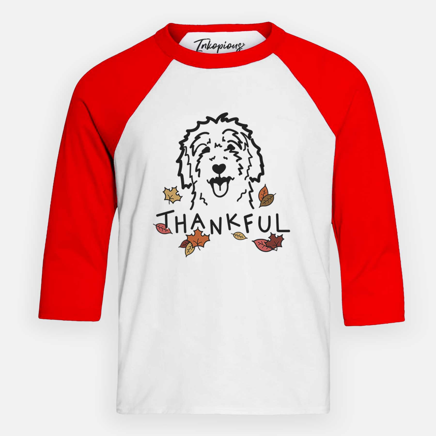 Thankful Goldendoodle - Youth 3/4 Long Sleeve