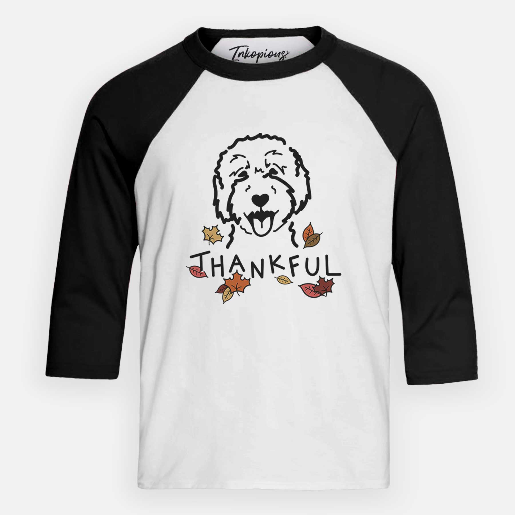 Thankful Goldendoodle 2 - Youth 3/4 Long Sleeve