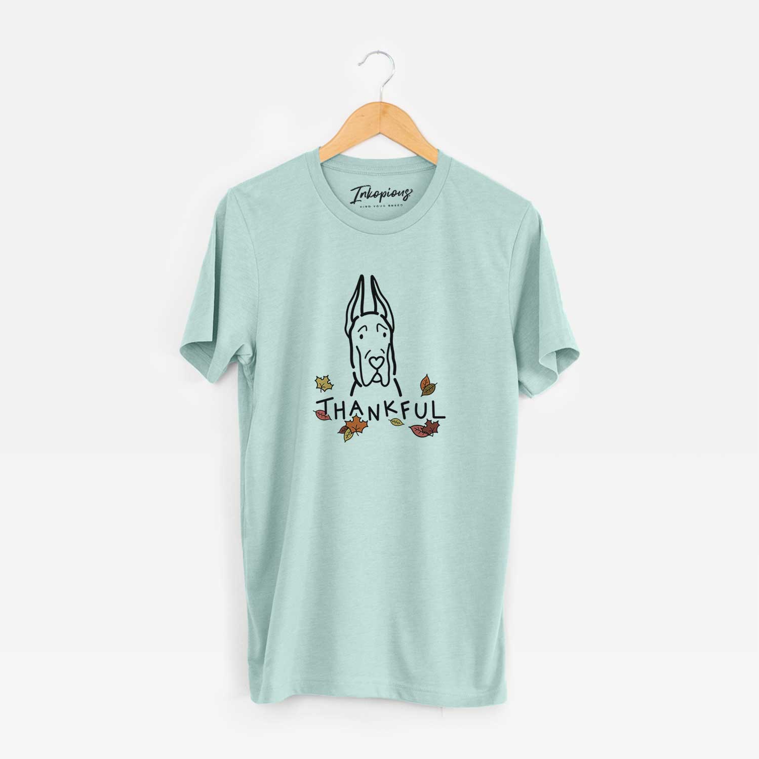 Thankful Great Dane with Cropped Ears - Unisex Crewneck