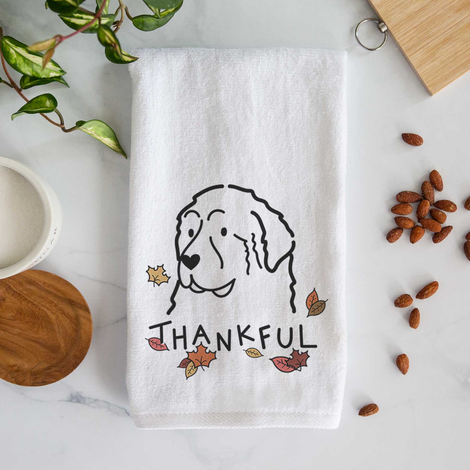 Thankful Great Pyrenees - Decorative Hand Towel