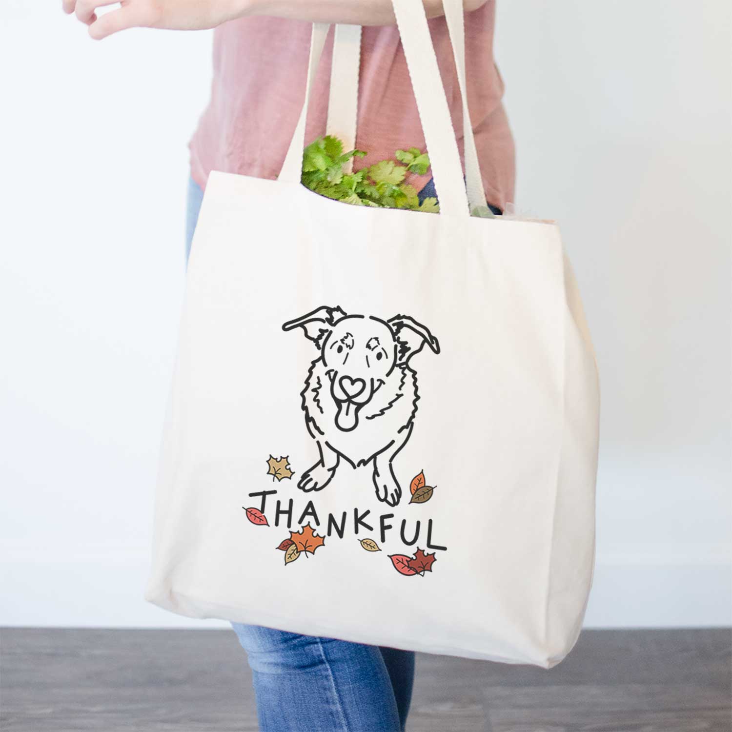 Thankful Basset Hound German Shepherd Mix - Gretchen - Tote Bag